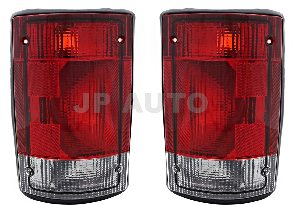 For 2004-2014 Ford E150 E250 E350 Excursion Tail Light Set Pair
