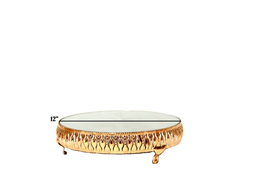 Wedding Cake Stand Mirror Top 3 Pieces Set