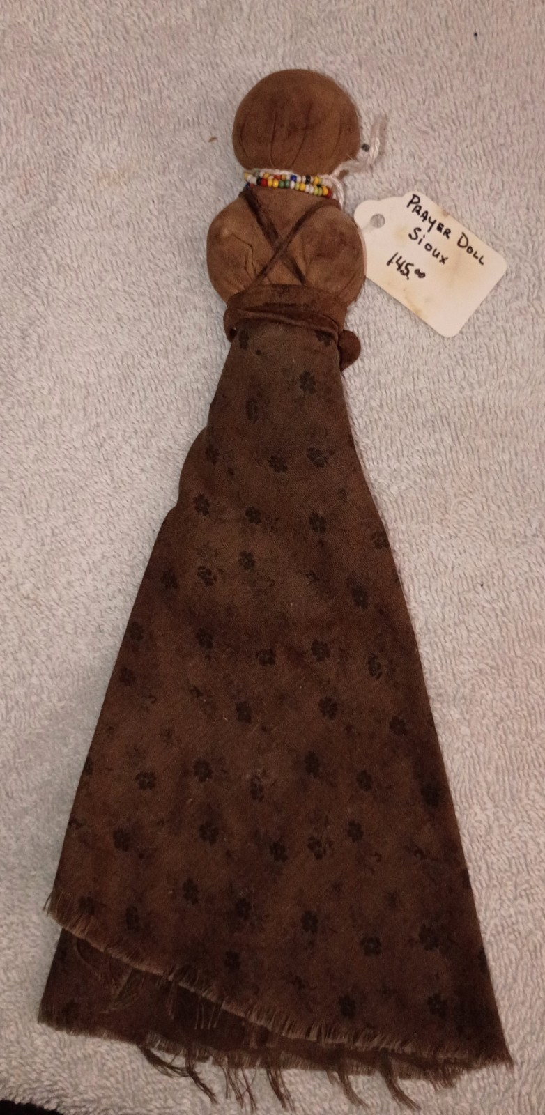Wonderful Vintage Sioux  Prayer Doll