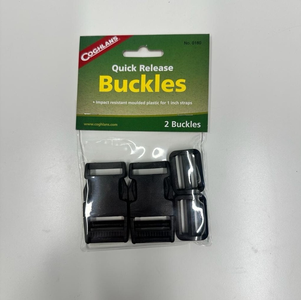 Coghlan's Side Quick Release 1" Buckles Sliders 2-Pack