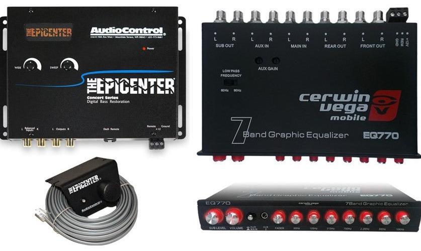 Audio Control The Epicenter & Cerwin-Vega EQ-770