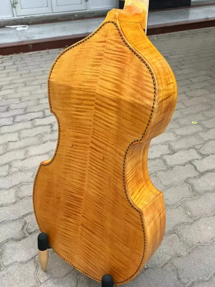 Baroque Style profession Maestro 6 strings 29" viola da gamba,flames back #15932