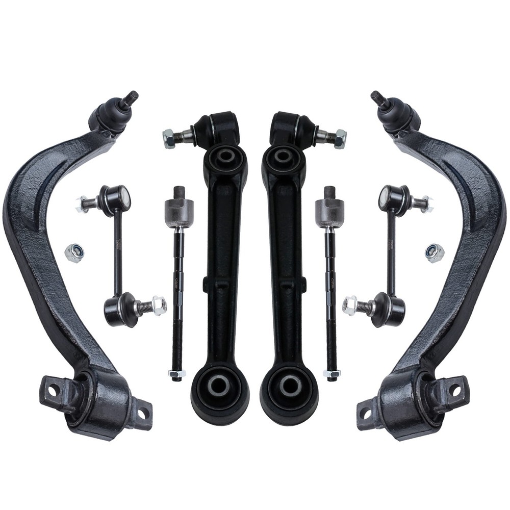 Front Lower Control Arm w/ Ball Joint + Inner & Outer Tie Rod Kit for Eclipse