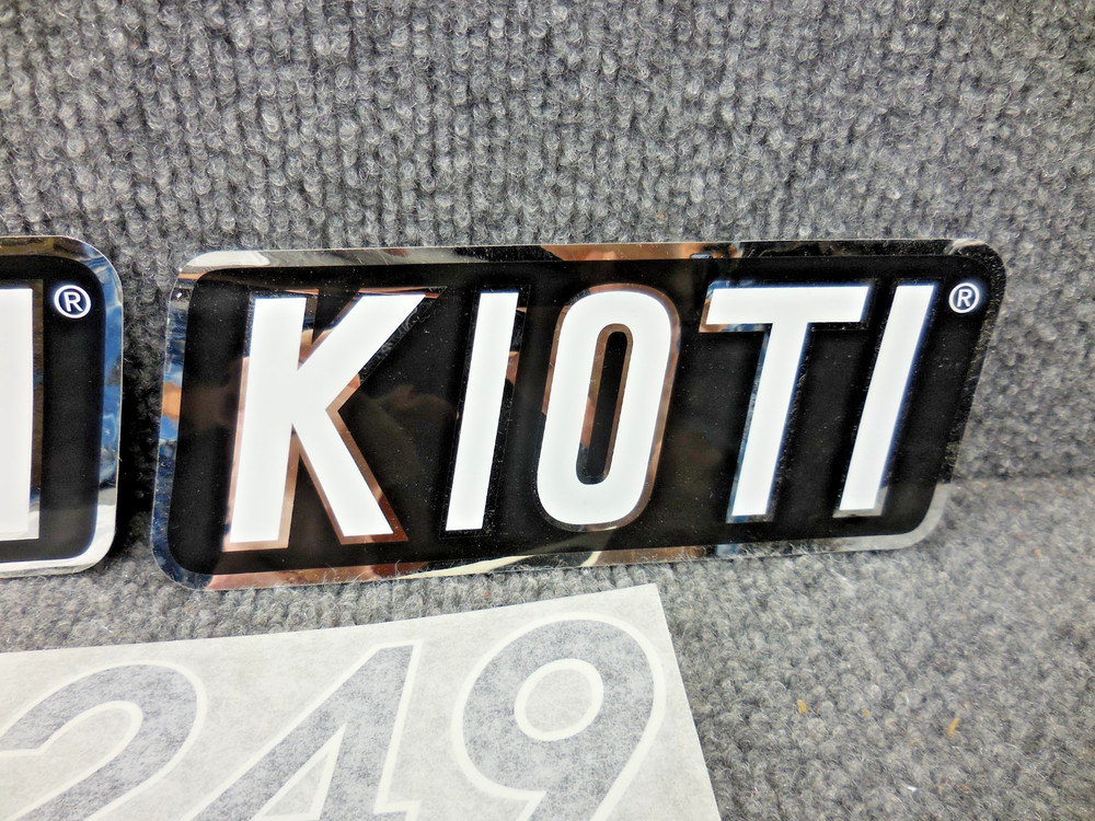 Genuine Kioti KL249 Front Loader Decals 7-3/8" Long