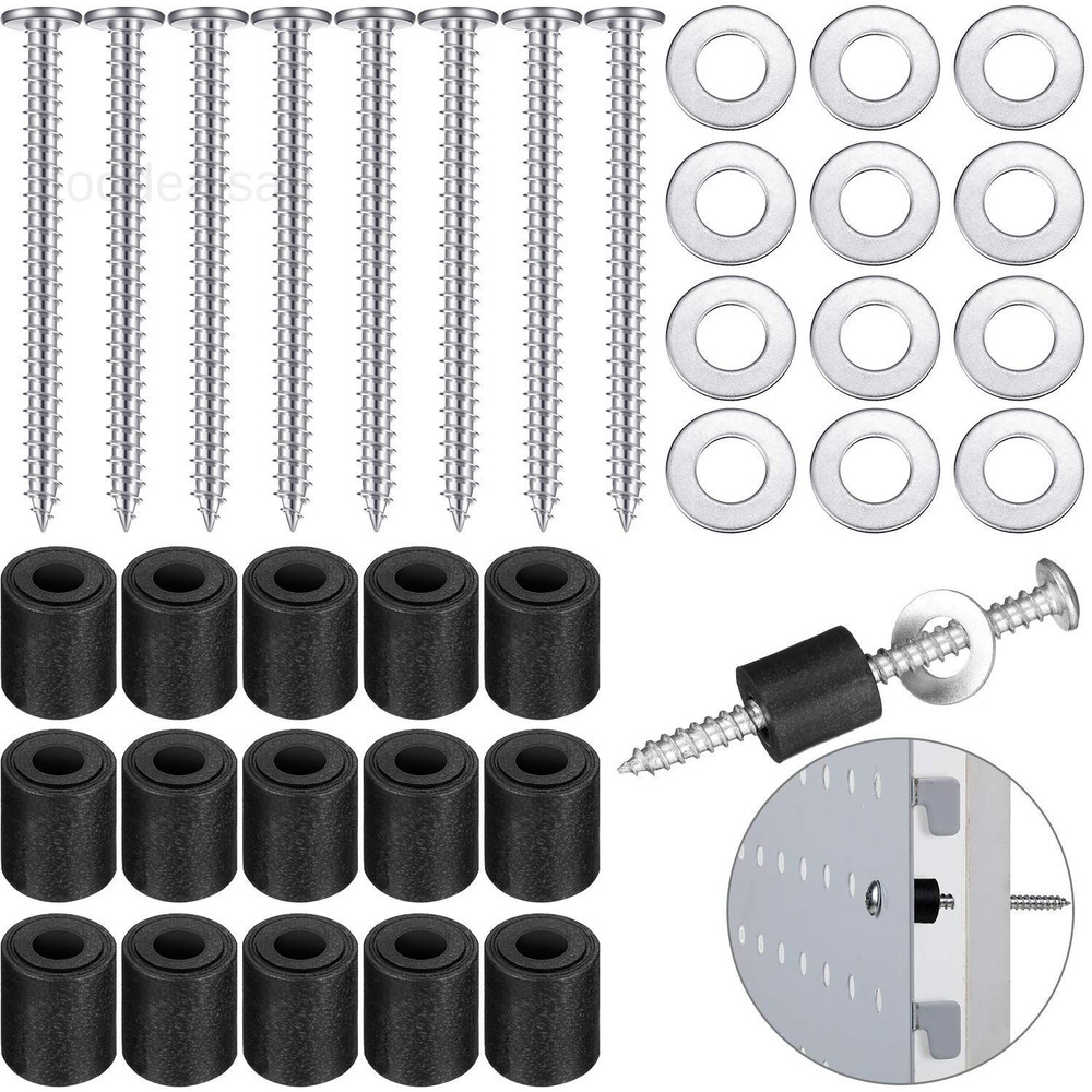 Pegboard Spacers Mounting Kit, Magnetic Pegboard Includes Screws