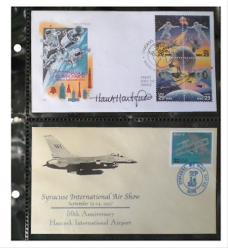 SuperSafe USA Cover Album Pages 2-Pocket Black Archival FDC Sleeves NEW