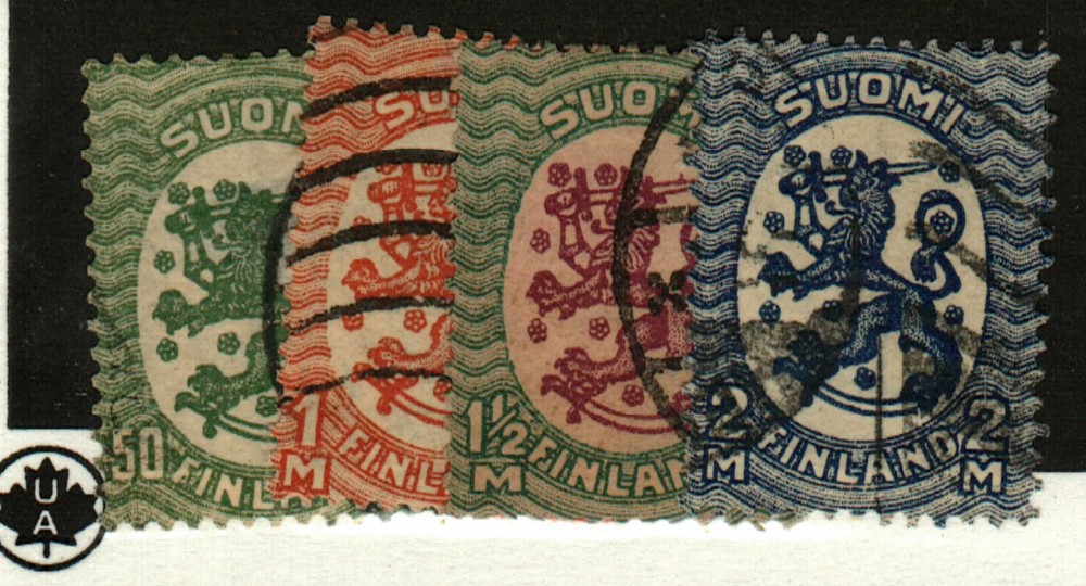 Finland #134-6, 145 used