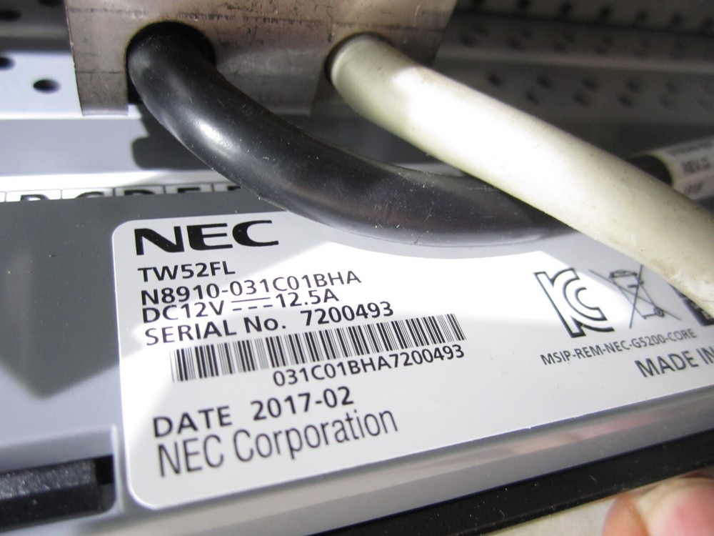 NEC POS Terminal Touch Screen TW52FL POS Core Unit and Base unit