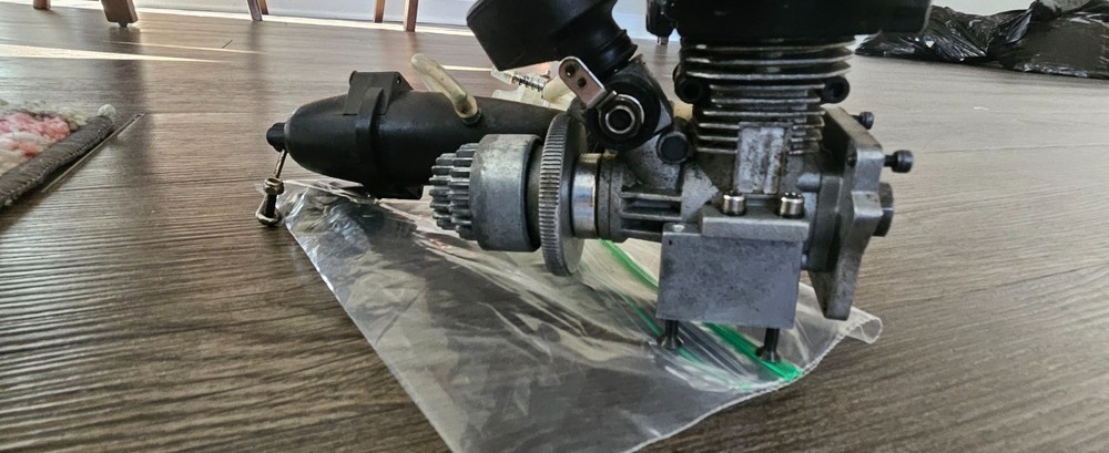 nitro engine 1/8 non tested no pull starter built in primer