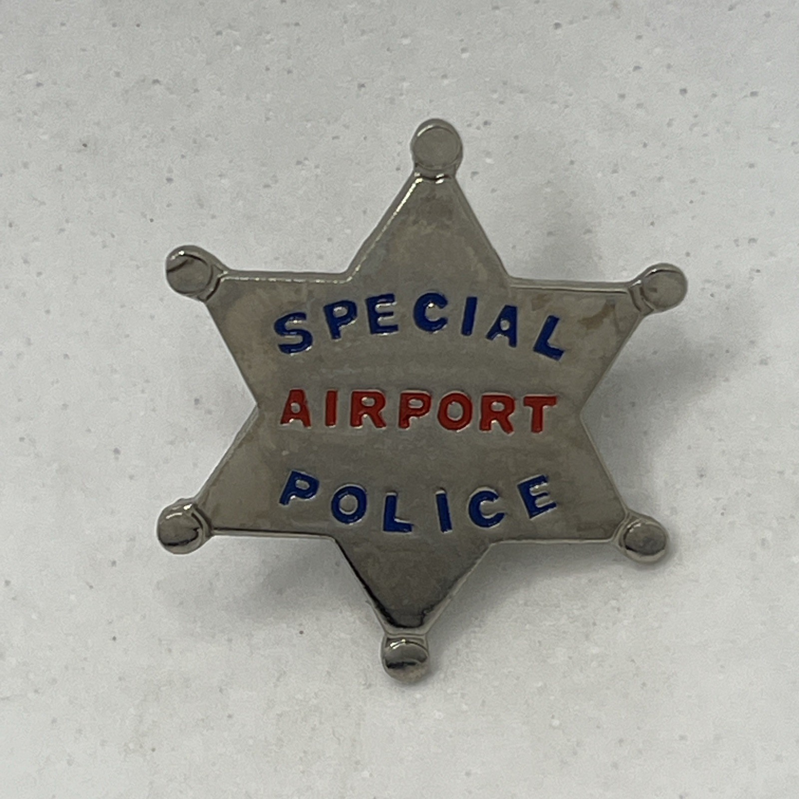 Special Airport Police Department Law Enforcement Enamel Lapel Hat Pin