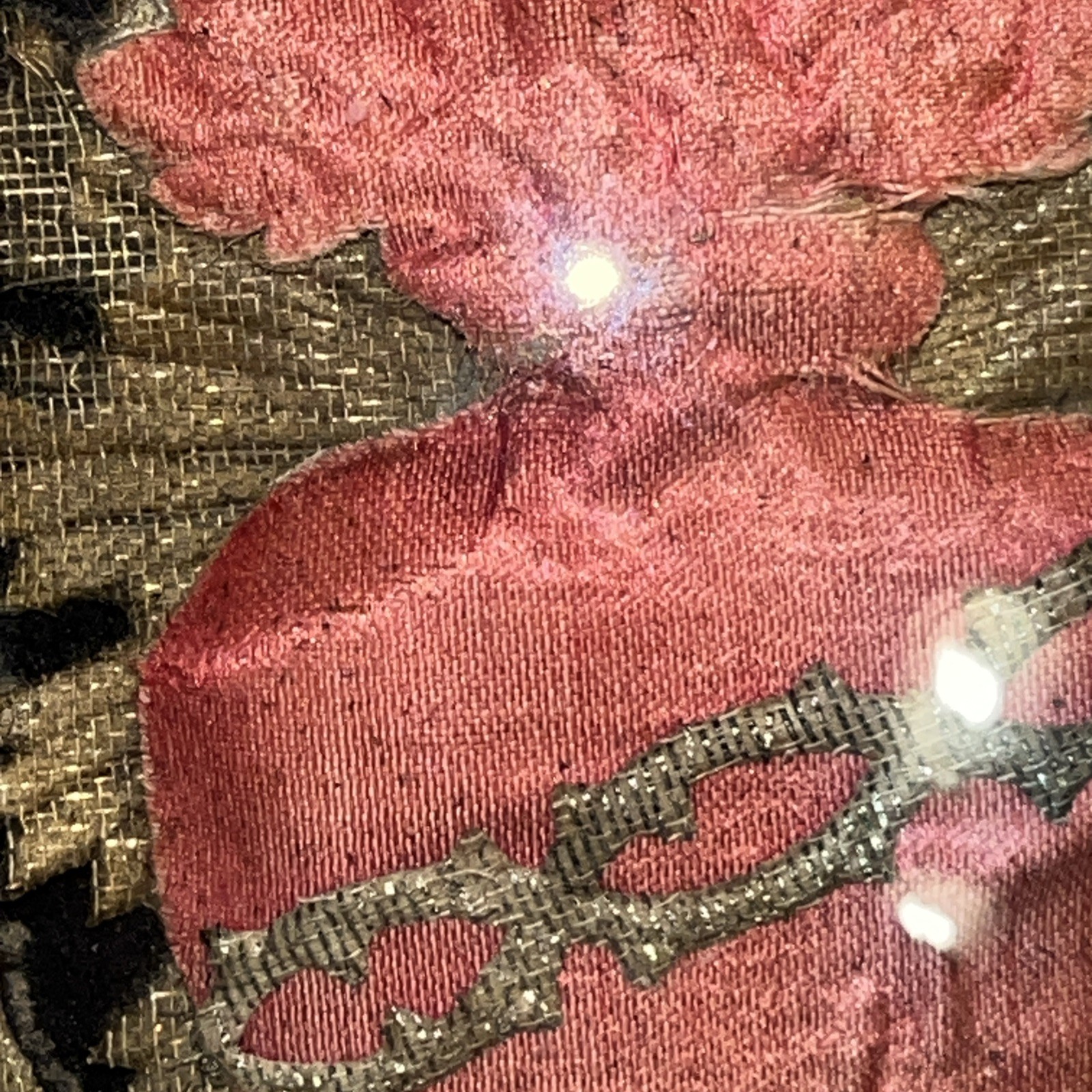 VINTAGE FRENCH SACRED HEART EX-VOTI CIRCA 19th CENTURY