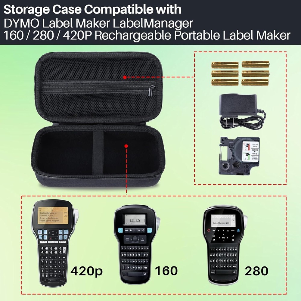 Case Compatible with DYMO Label Maker Labelmanager 160/280 Portable Label Maker,
