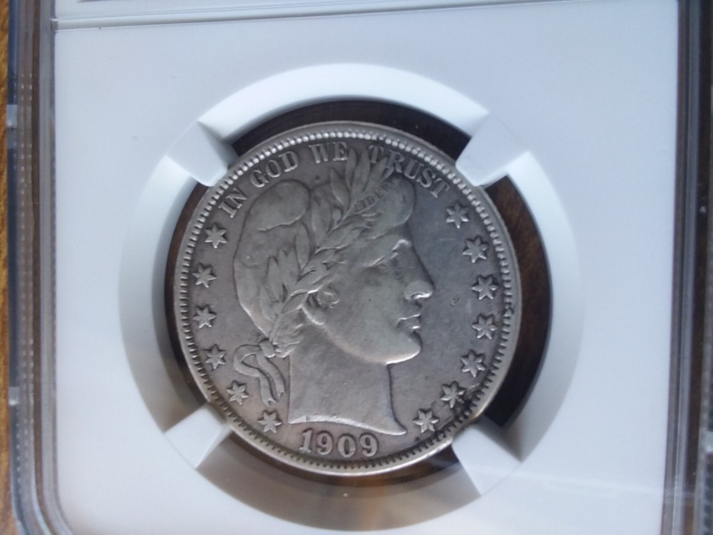1909-O Barber Half Dollar, NGC VF-35