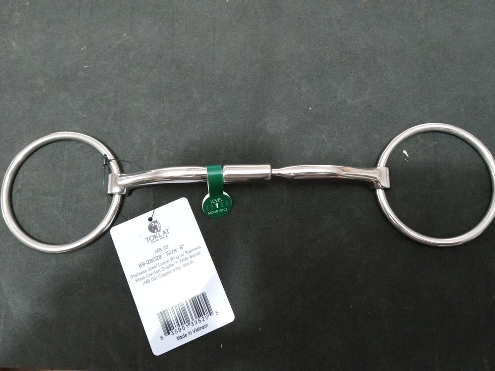 Myler MB02 Loose Ring Snaffle 6"