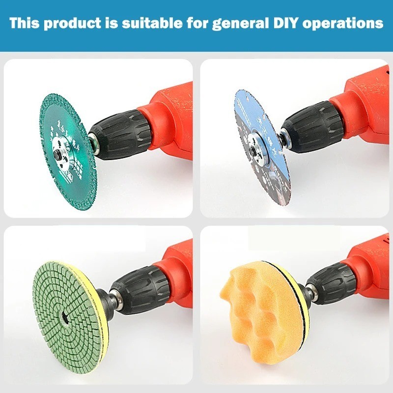 Conversion 10mm Angle Grinding Adapter Connecting Rod Kit For Metal Deburring