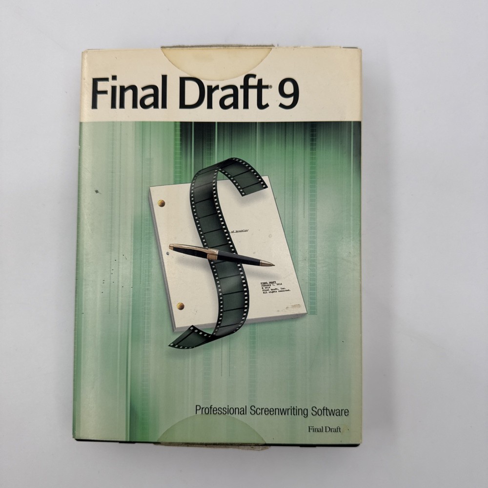 Final Draft 9 Screenwriting Legacy Software [Software 2014] Windows / Mac