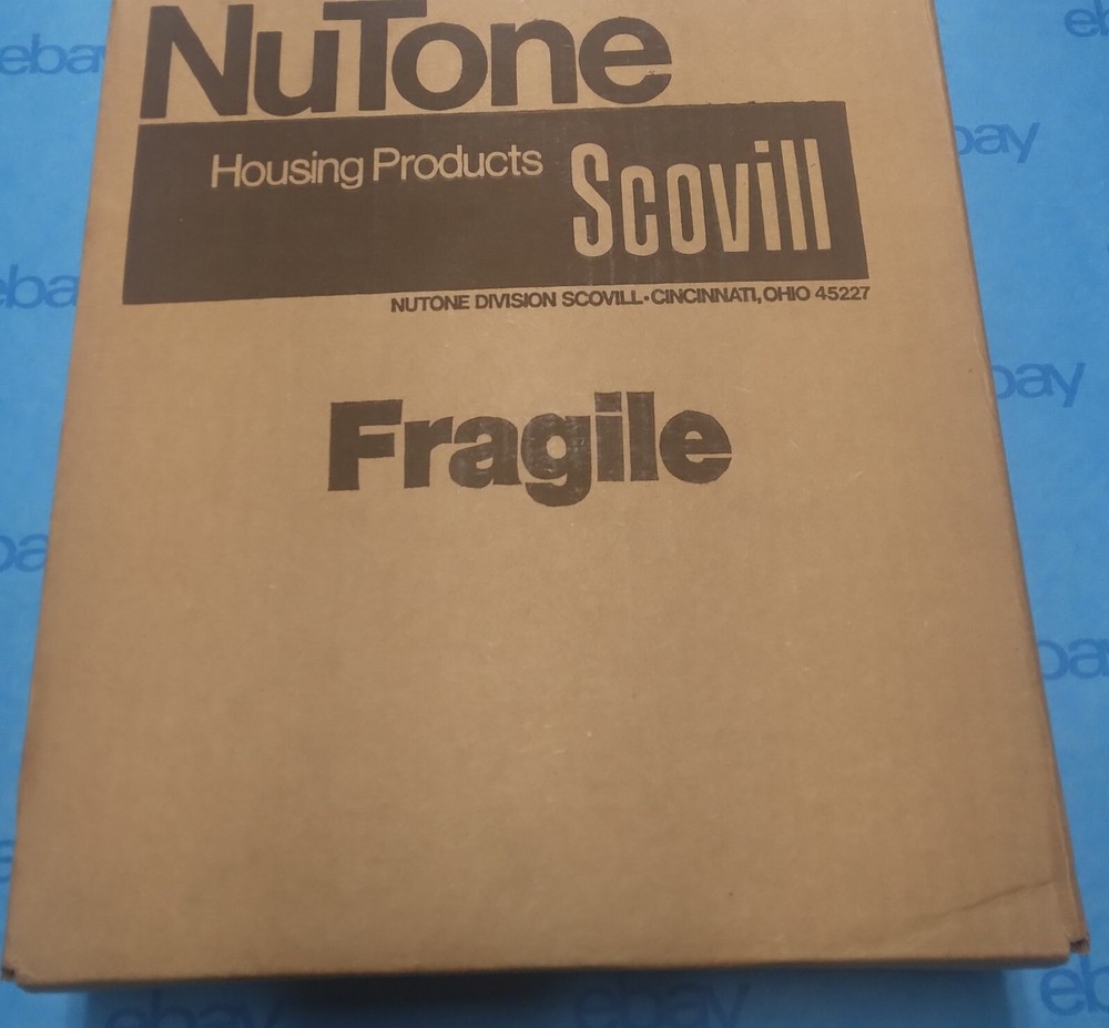 Nutone Scovill IS-408L 8" Inside Speaker 406 Intercom System Adobe White - NOS
