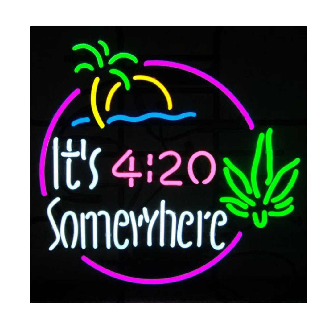 Neonetics 5IT420 It'S 4:20 Somewhere Neon Sign