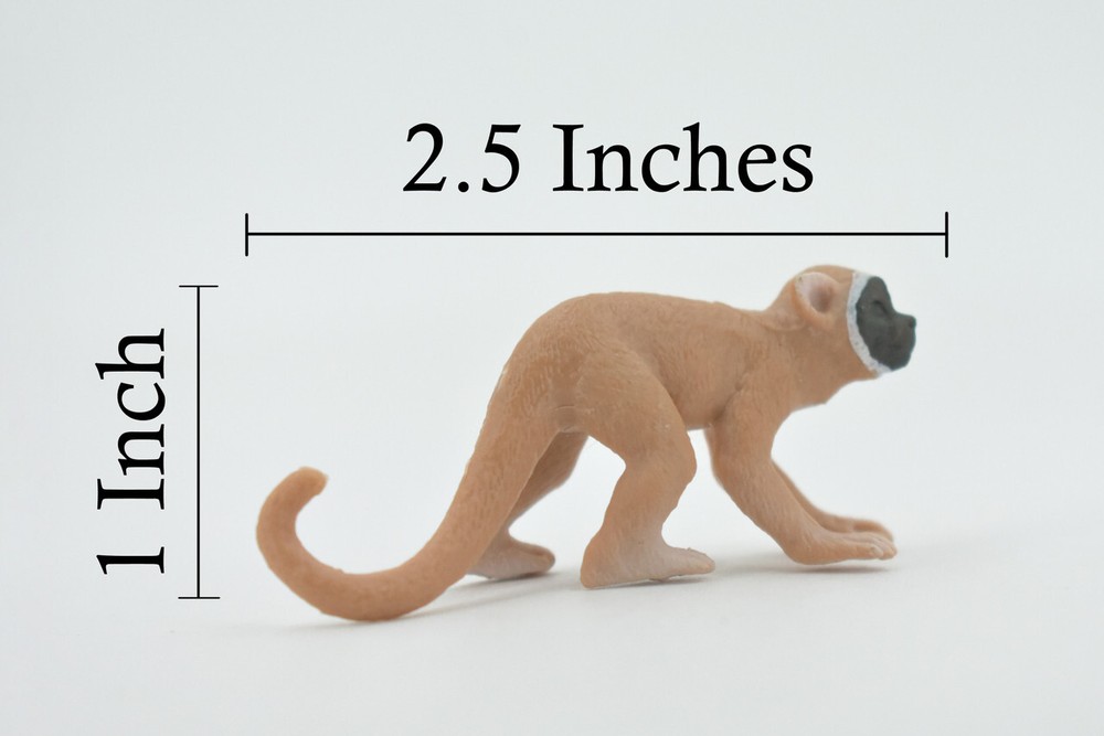 Monkey Squirrel Primate Realistic Toy Figure Statue Model 2.5" CH548 BB159
