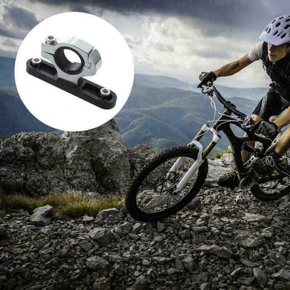 Bike Bicycle Water Bottle Cage Holder Clamp-Clip Handlebar Bracket Mount Adapter