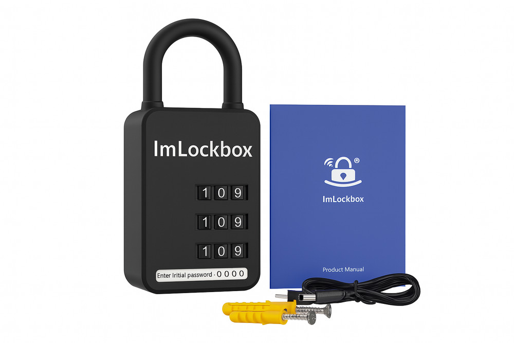 ImLockbox Bluetooth Lockbox NIB,Designed for Homeowners, Realtors, AirBnB hosts