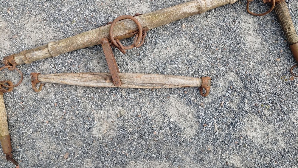 Antique Mule Horse Ox Whiffletree Rustic Primitive Decor