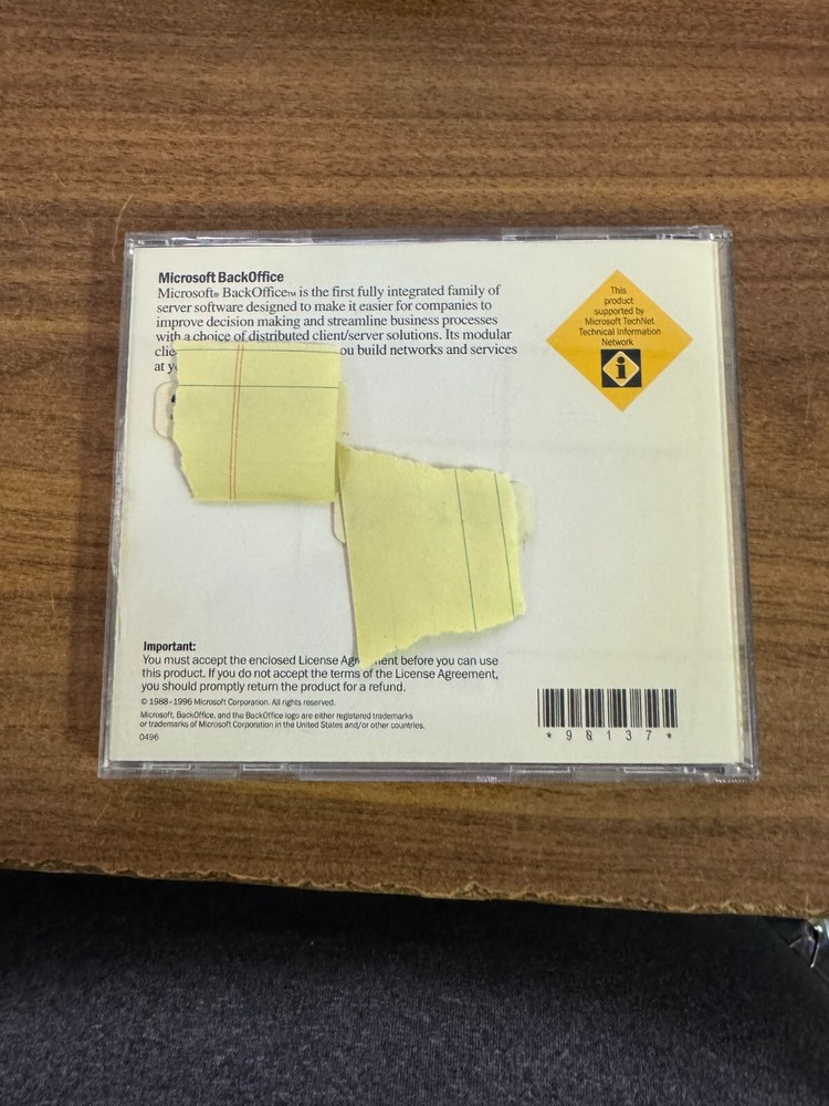 Microsoft Back Office / SQL Server version 6.5 with Service Pack 3 Applied