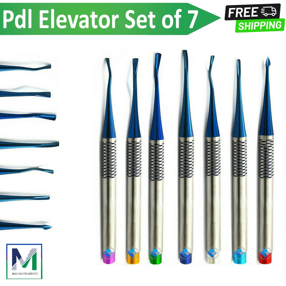 Dental Luxating Elevators PDL Periotome Luxation Root Extracting Extraction Kit