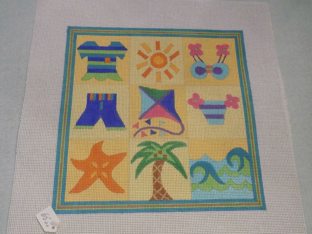 HAND PAINTED BEACH FUN