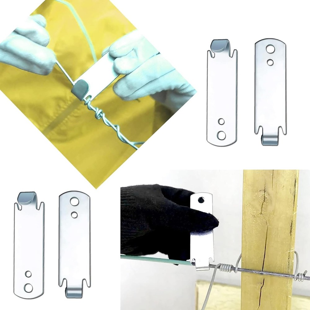 Quantfire Fence Wire Twister for T Post Clips, Barb Twisting Tool 2 PACK