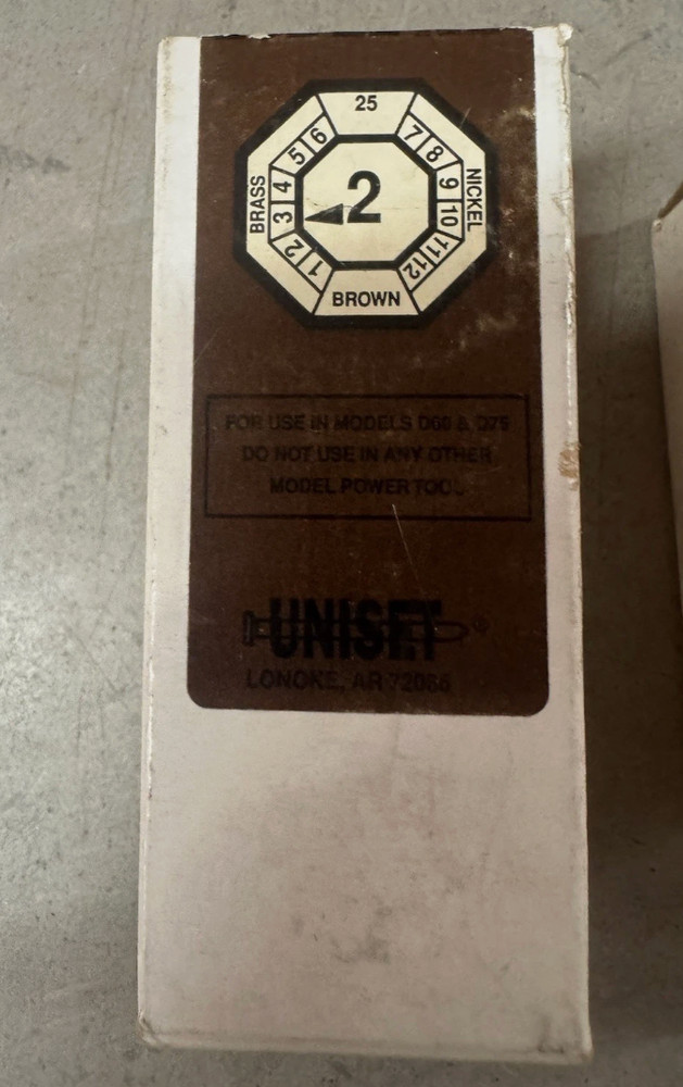 One Box Uniset 25DL2 25 Caliber Brown
