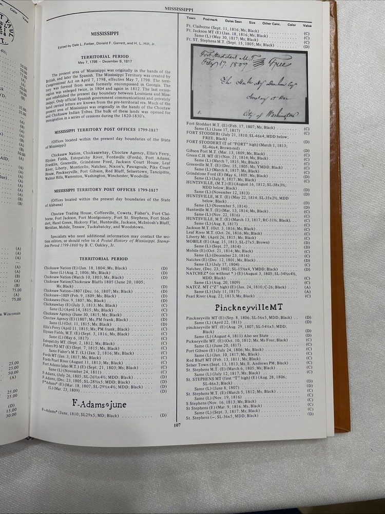 American Stampless Cover Catalog 3rd Edition 1978.