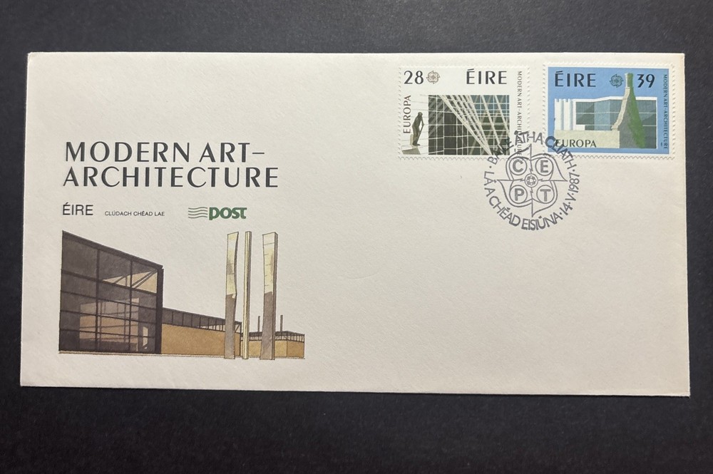 IRELAND 1987 EUROPE CEPT ENVELOPE UNC
