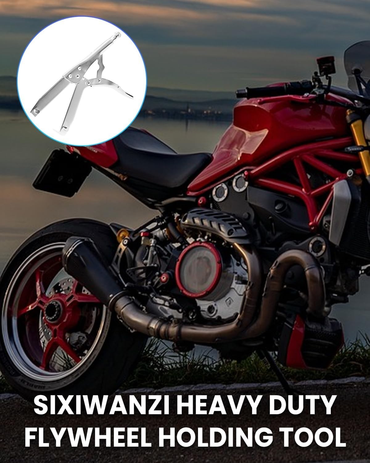 Clutch Holding Tool, Motorcycle Clutch Hub Basket Holder, Heavy Duty Flywheel