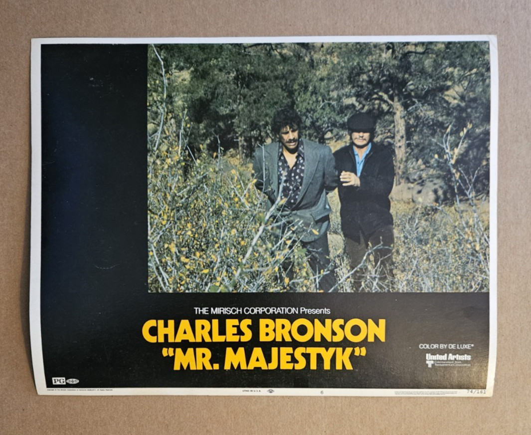 MR. MAJESTYK 1974 set of 5 11x14 ORIGINAL Lobby Cards #2 4 6 7 8 Charles Bronson