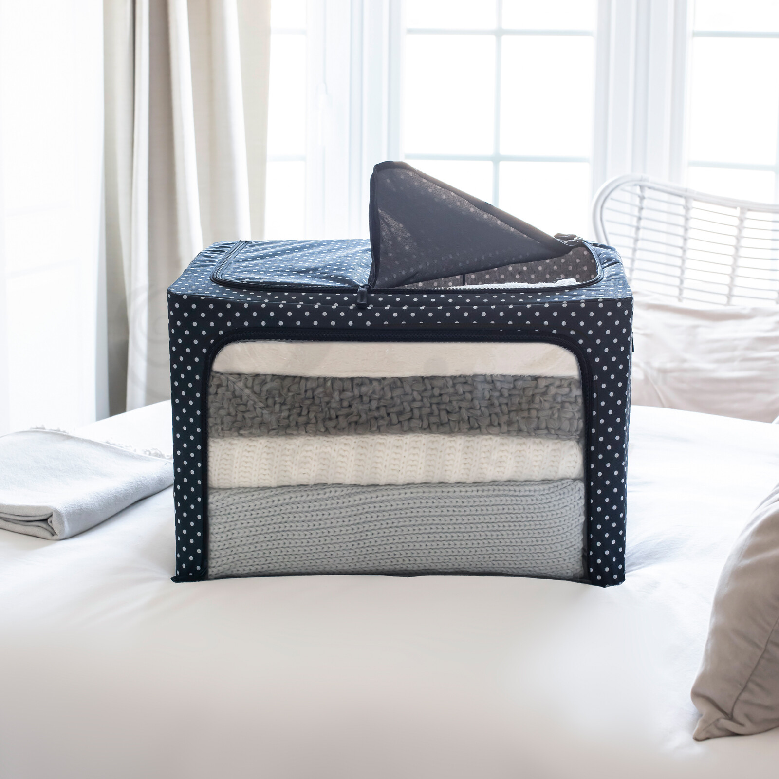 Periea Beau Clothes Storage Bag Steel Frame Underbed Box