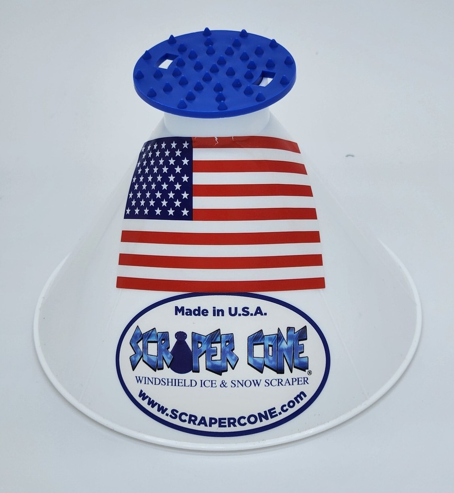 SCRAPER CONE®️ The Original Ice Scraper US Flag Special Addition Ice Scraper
