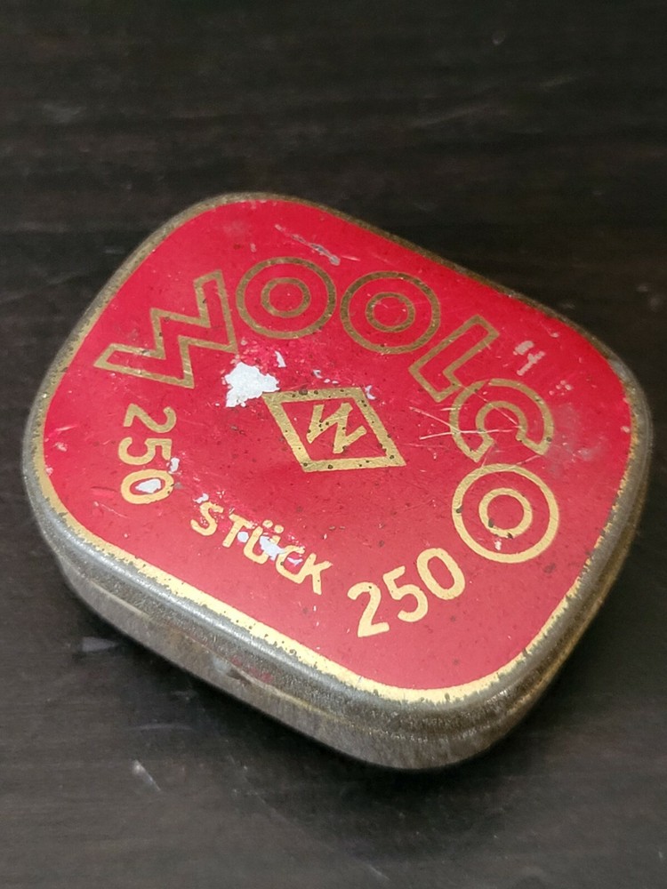 Gramophone phonograph needle tin woolco