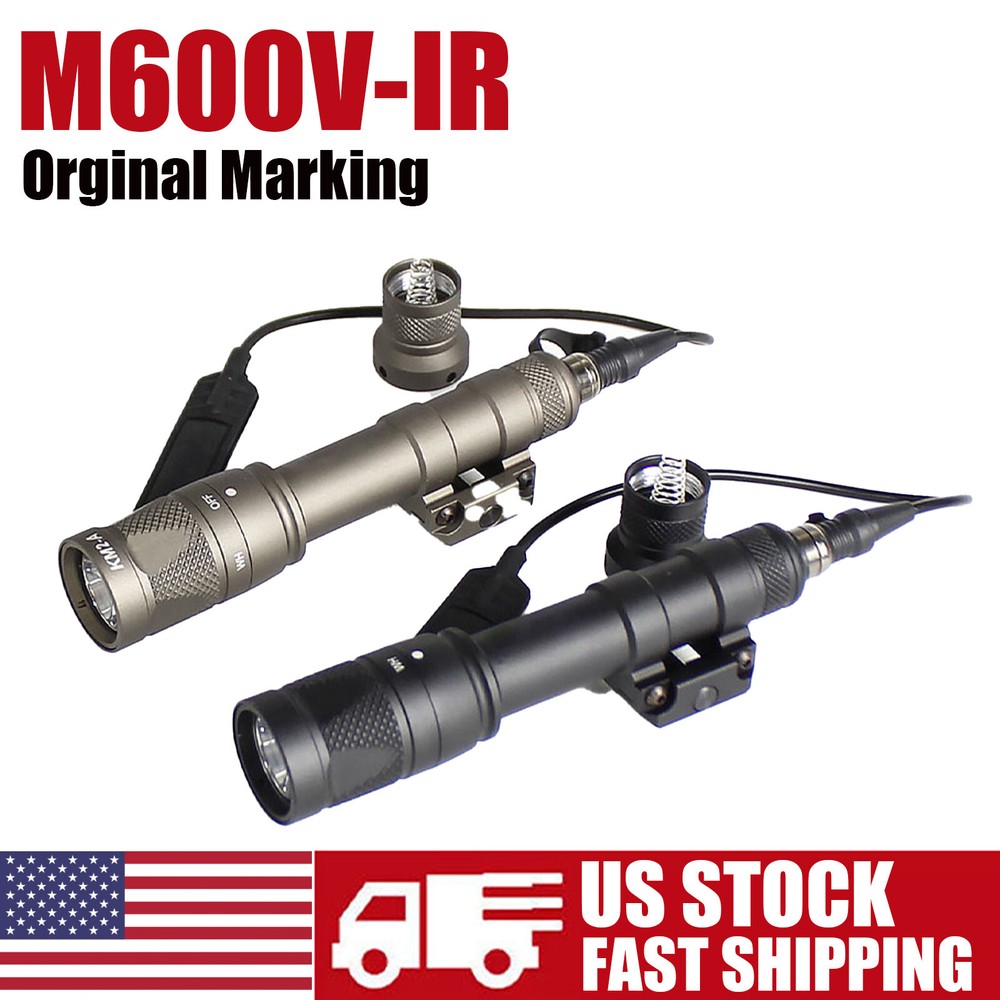 M600V IR Infrared Light & White LED Flashlight with Remote Pressure Switch US