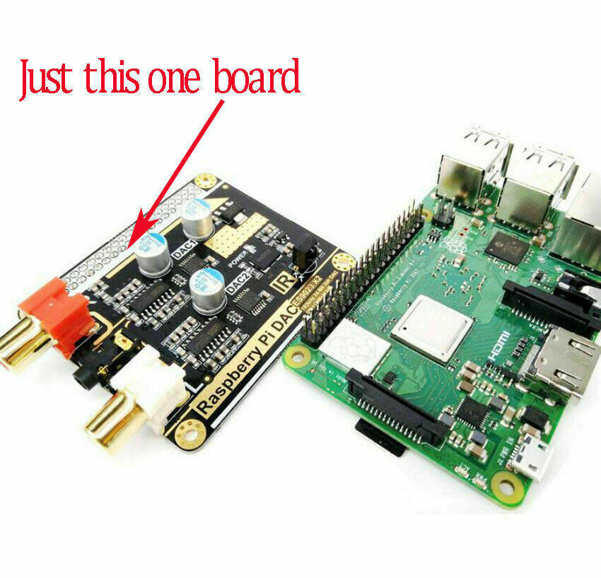 volumio moode Raspberry Pi DAC Raspberry Pi 3B+ HIFI Dual Decoding DAC I2S