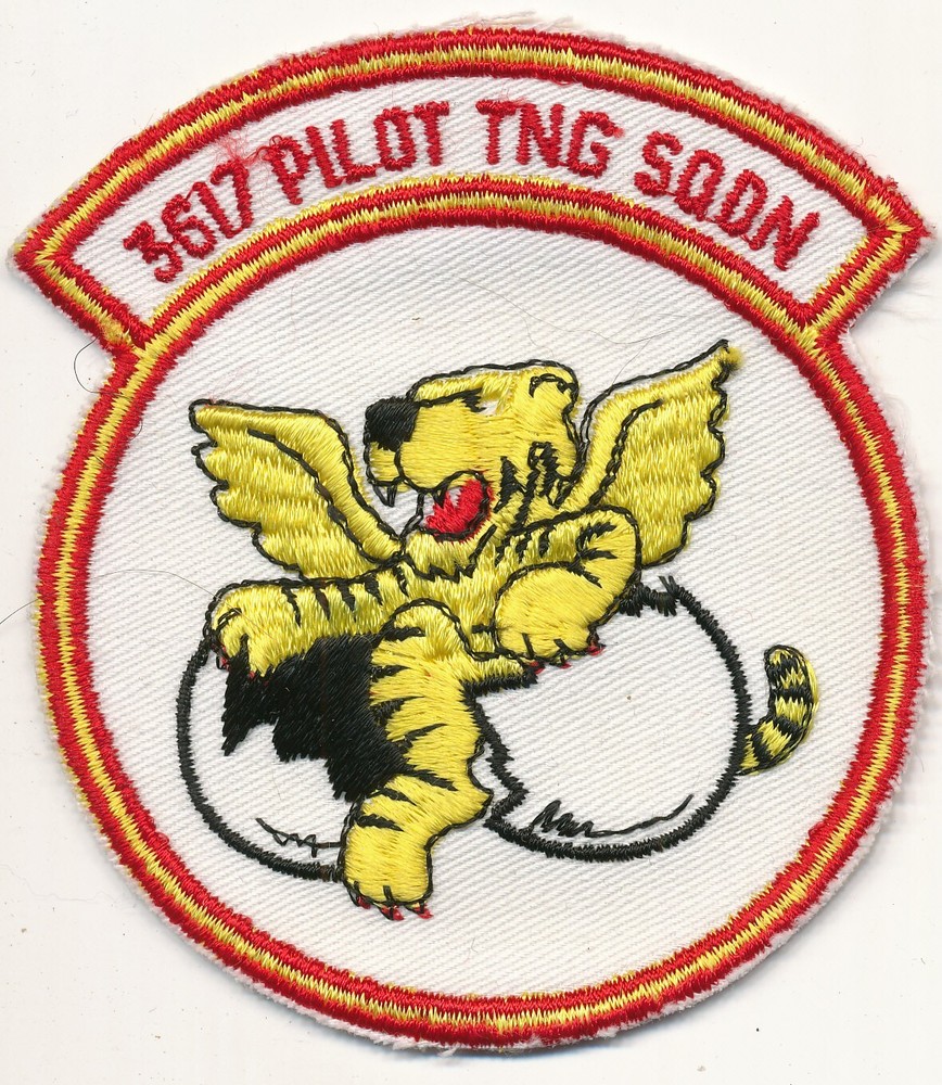 3617 Pilot Training Squadron patch US USAF US Air Force twill 1990s