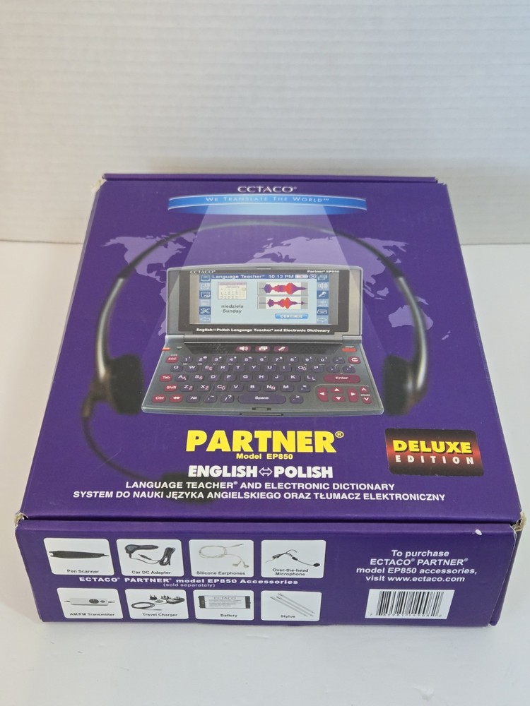 ECTACO Partner EP850 English Polish Translator Talking Dictionary & Language