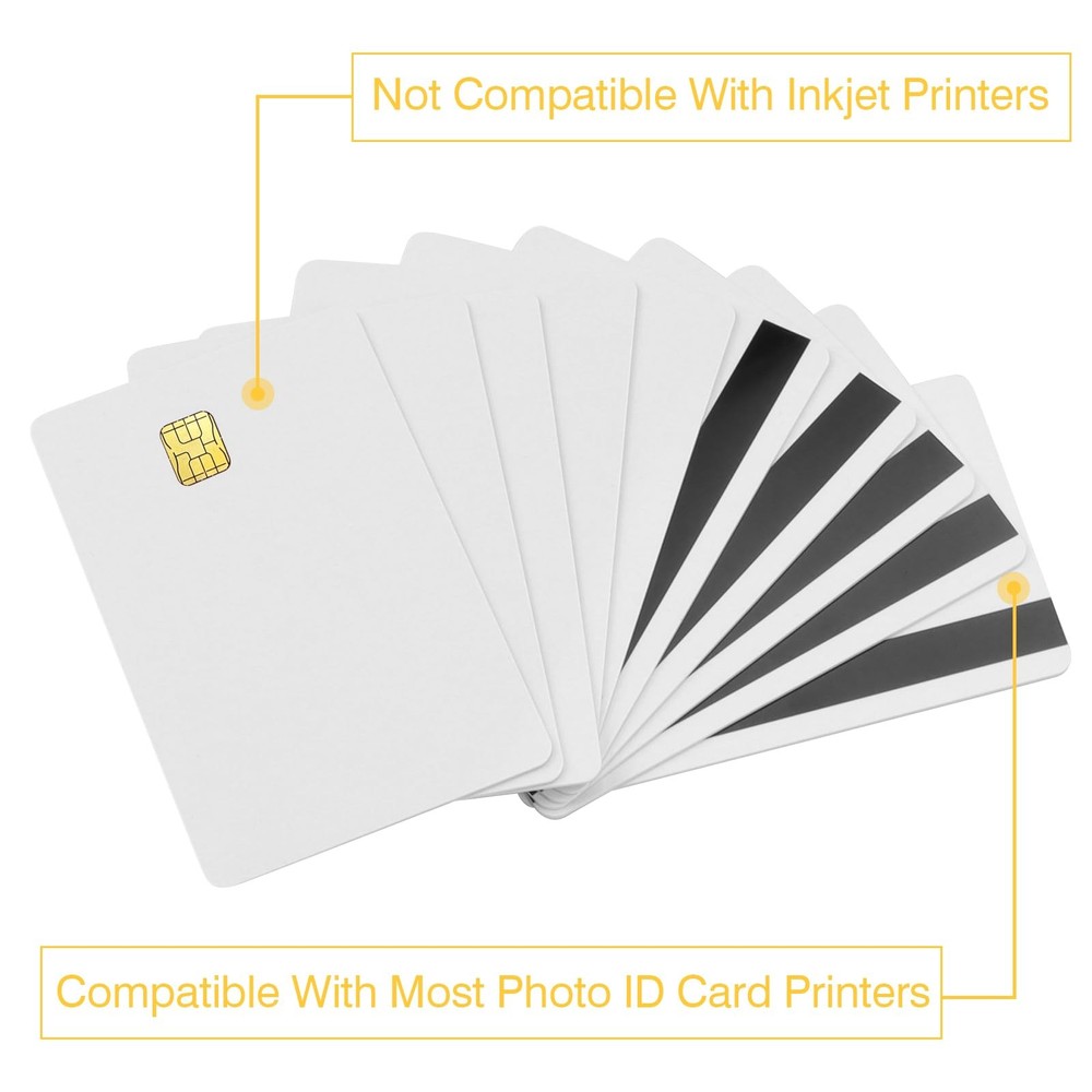 Java Smart Card J3R180, Replace J2A040 Chip, UNFUSED, 2 Track Magnetic Stripe