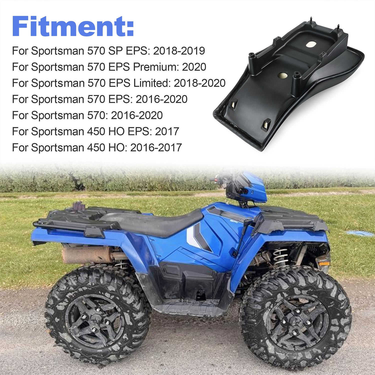 Complete Seat Assembly 2688340-070 for Polaris Sportsman 570,Sportsman 450 HO