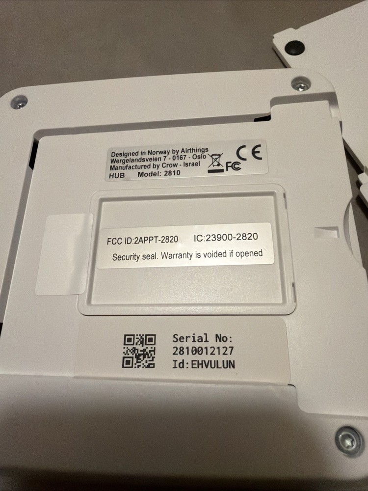 AIRTHINGS 2820 Business SPACE HUB-9F HUB CELLULAR MODULE