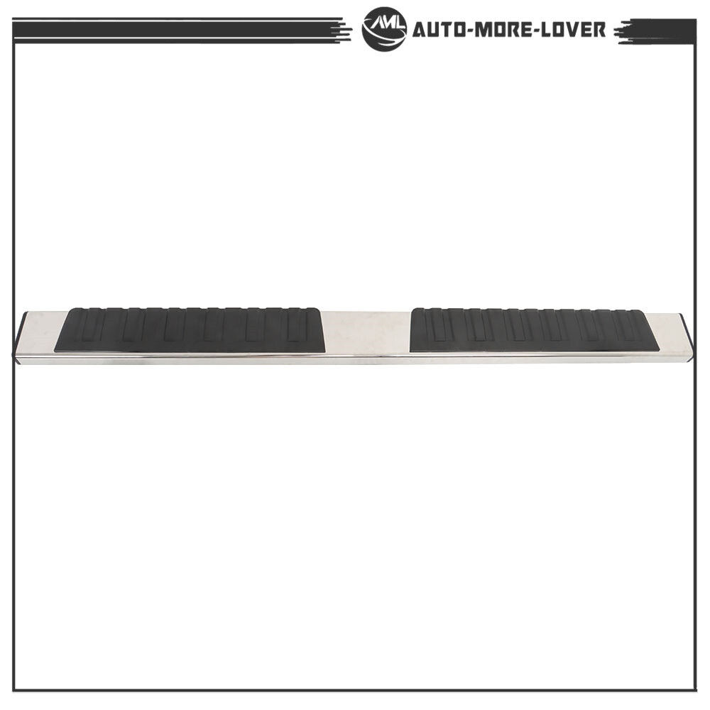 6" Running Boards Side Step For 2007-18 Silverado GMC Sierra Double Extended Cab