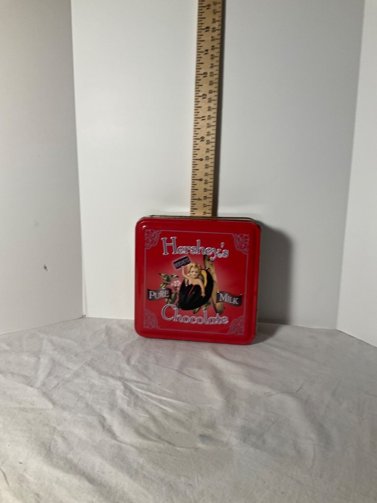 Hersheys Chocolate square tin 6”