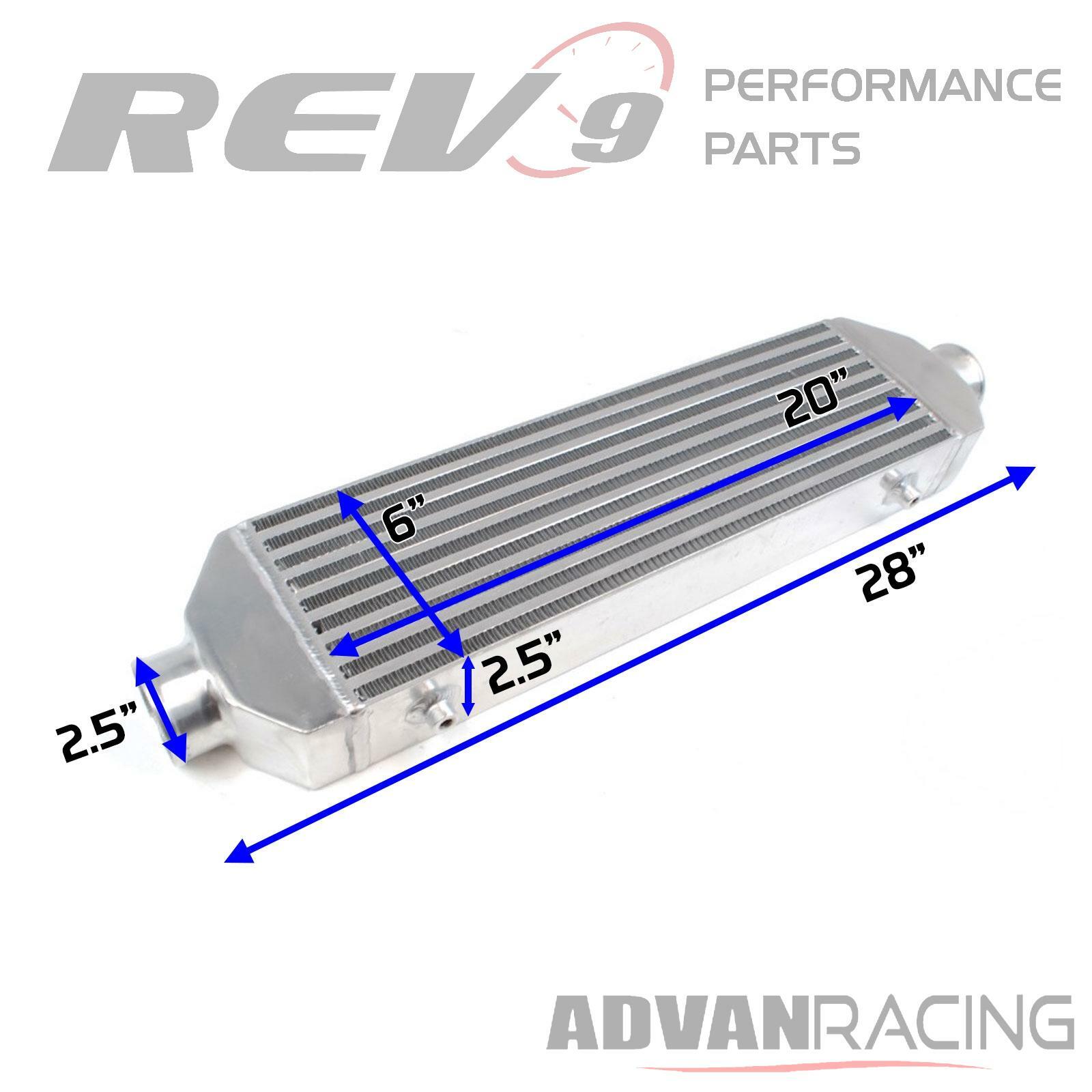 Rev9 Type-M Intercooler Aluminum Cooling Performance Universal Custom Job