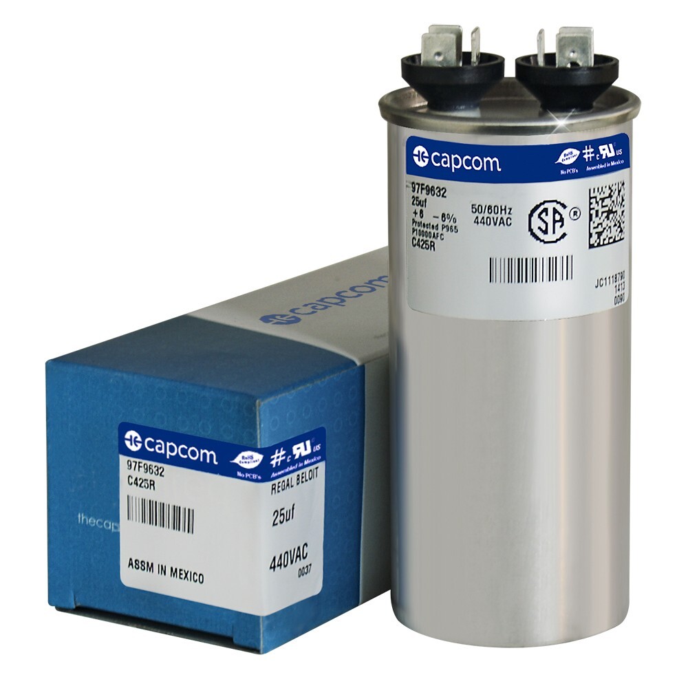 25 MFD x 440 Run Capacitor # 97F9632