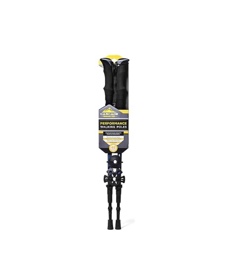 Trekking Poles, Twist Blue EVA One Size-Cascade Mountain Tech